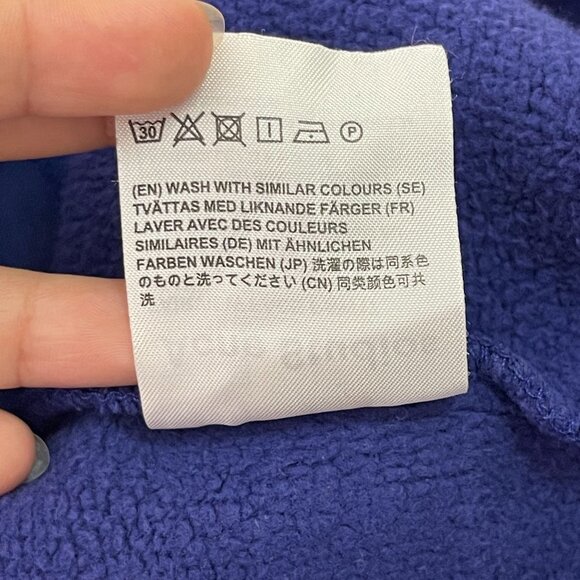 Acne Studios Women's Blue Crewneck 100% Cotton Fairview Face Sweater Size Small - Picture 7 of 11